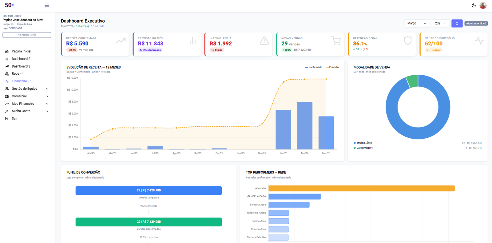 Preview do projeto 50s