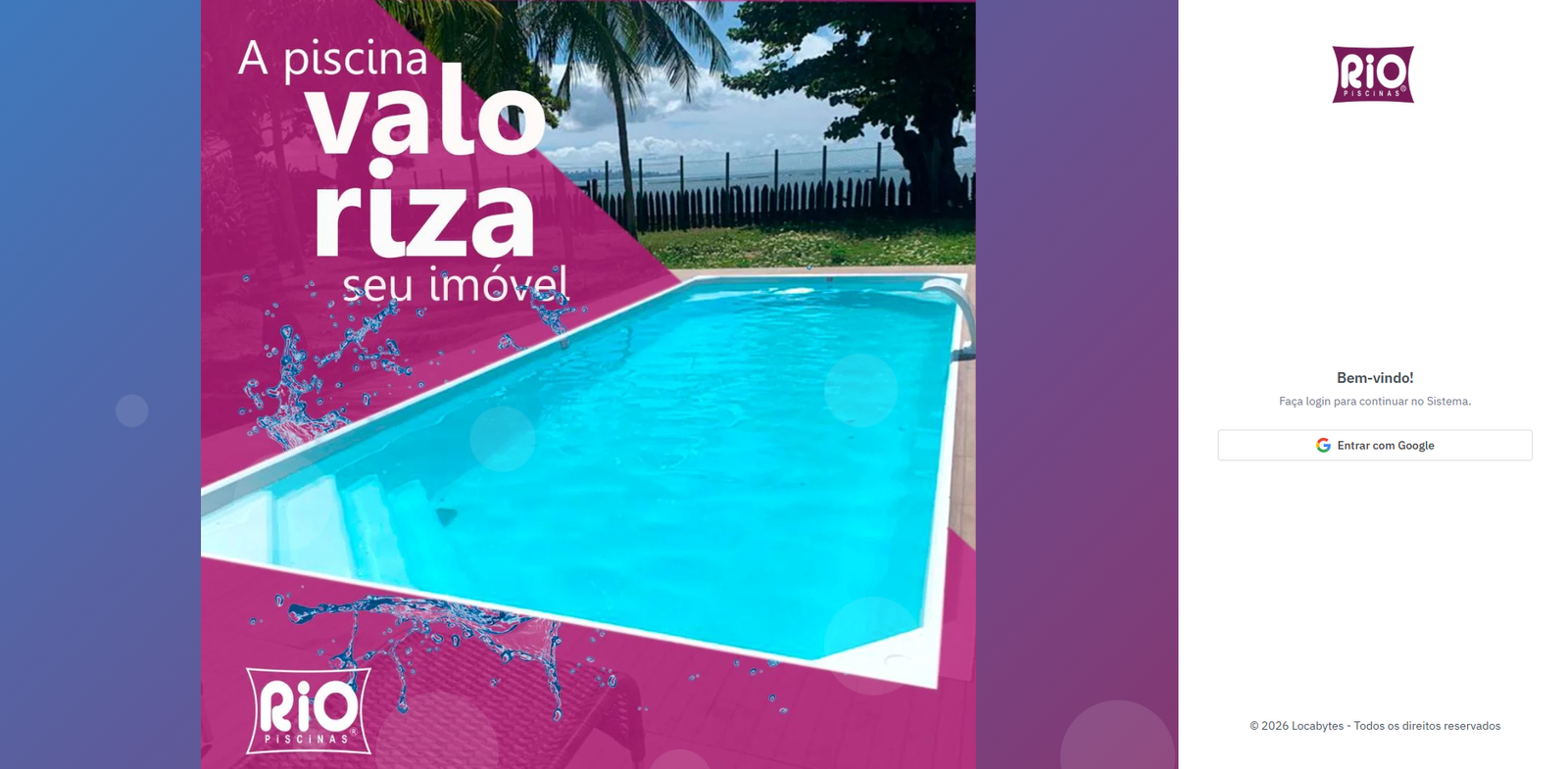 Preview do projeto Apperes Piscinas